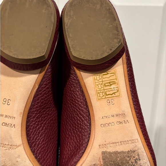 Nicholas Kirkwood Beya Burgundy Flats Women’s Size EU 36 - Picture 7 of 7